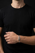Silver Nail Cuff Bracelet