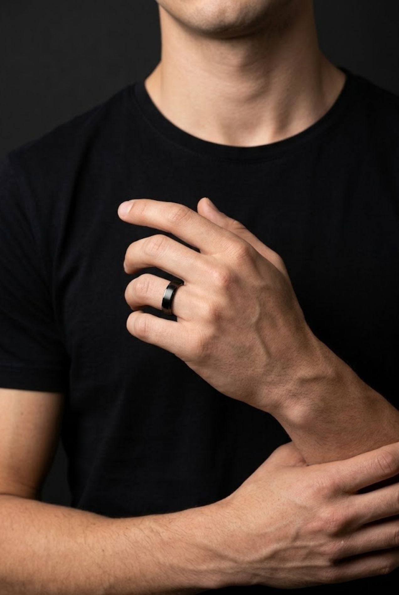Stainless Steel Band Ring
