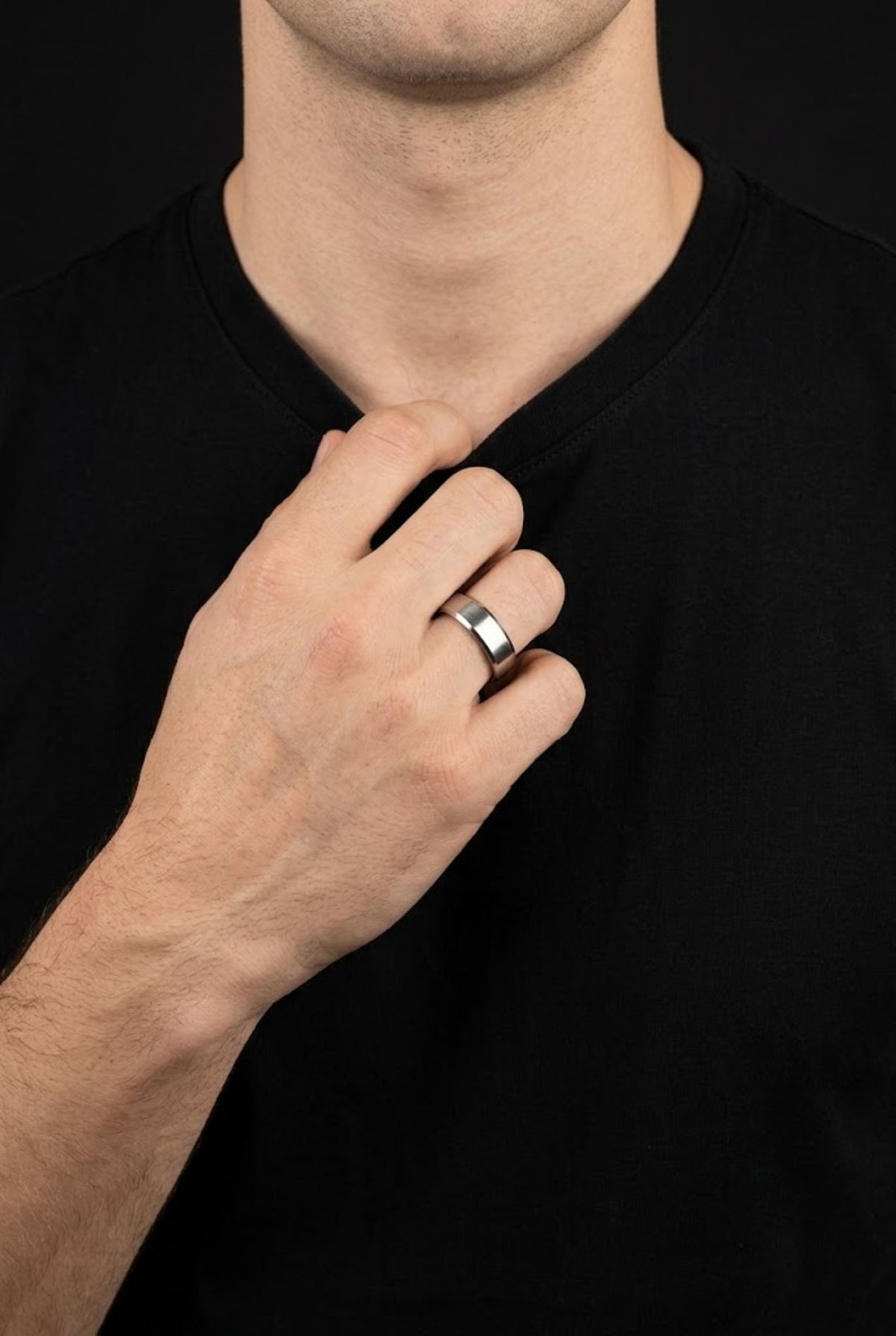 Stainless Steel Band Ring
